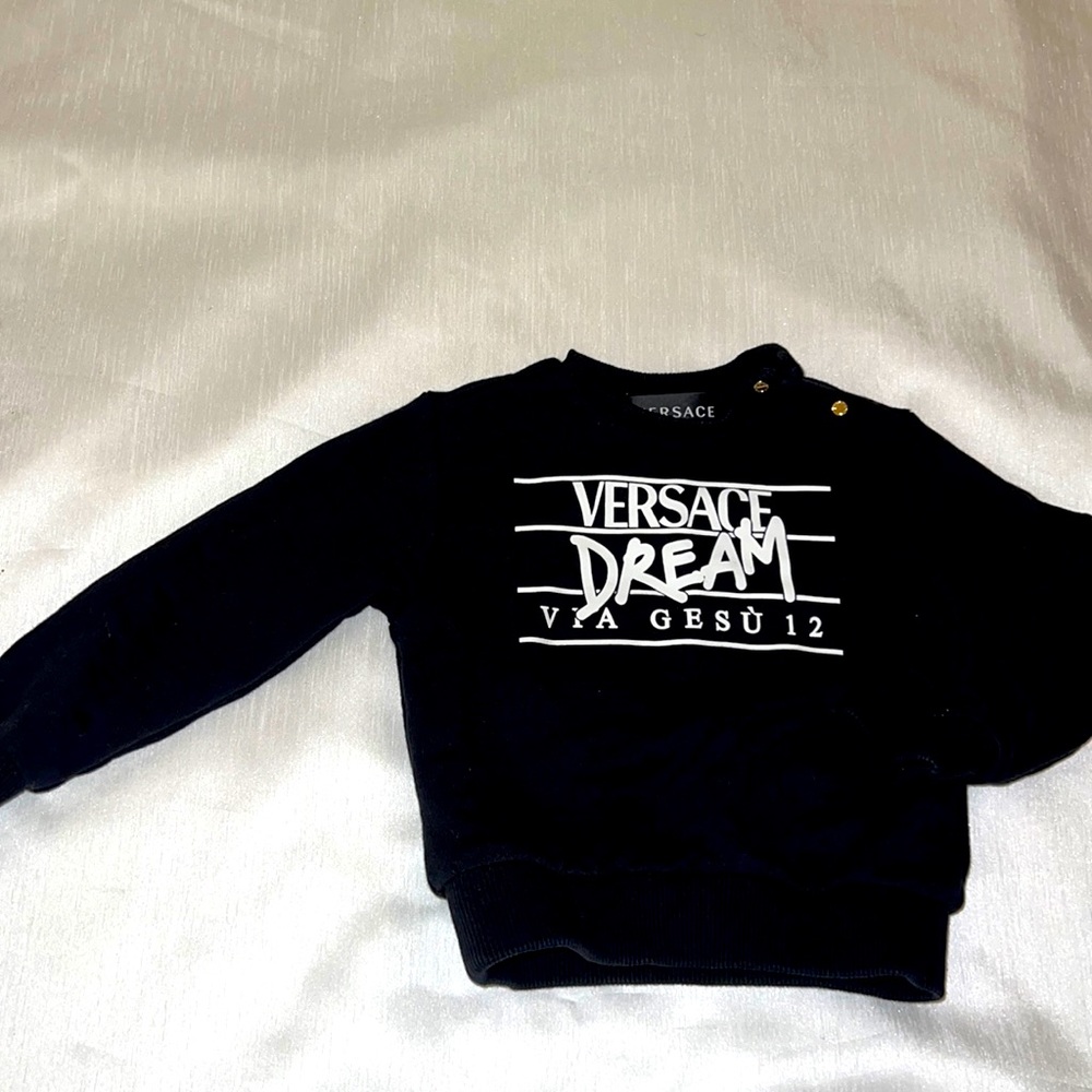 Versace kids unisex long sleeves sweatshirt size 12/18 month 80cm